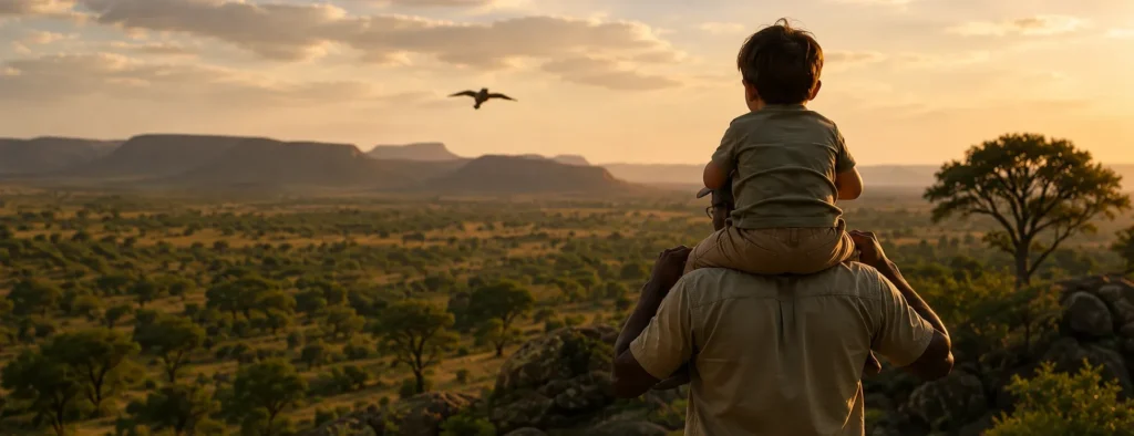Header image for topic: Introducing Children to the bush
