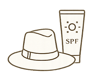 Remember to pack a wide-brimmed hat and sunscreen