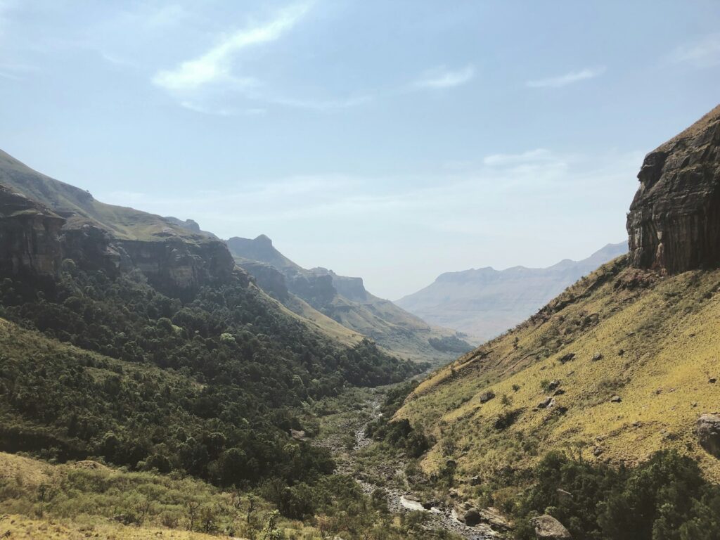 The hills and valleys of KwaZulu-Natal