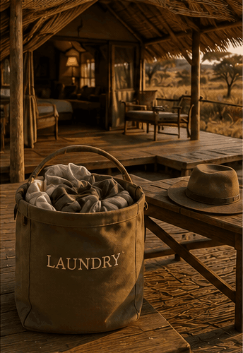 Laundry - Safari lodges provide laundry facilities or service, so you can pack lightly.