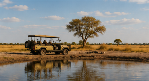 Botswana low impact tourism. No crowds.