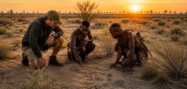 Jack's Camp, Cultural learning experience with San Trackers