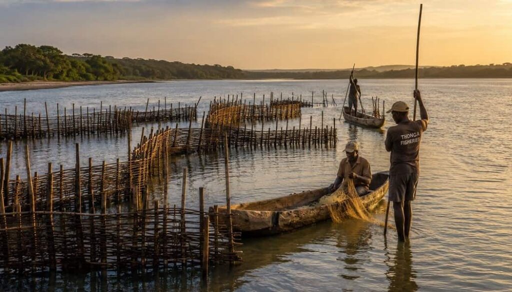 Maputuland: Traditional fish traps