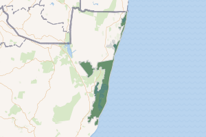 Maputaland: Isimangaliso Wetland Park/ Elephant Coast Map. 