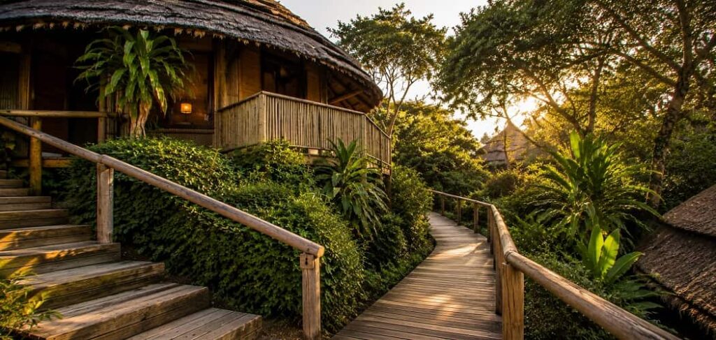 Thonga Beach Lodge Review: The Setting