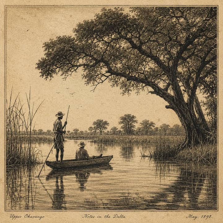 Upper Okavango riverscape, May 1898