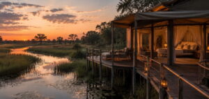 Vumbura Plains Luxury Safari Camp. Okavango, Botswana